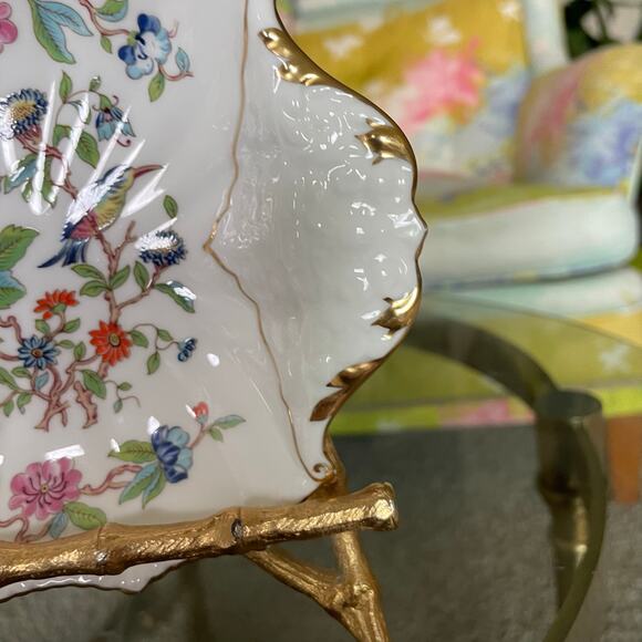 Aynsley PEMBROKE Dish Reproduction 18th Century Design England Fine China - Picture 12 of 13